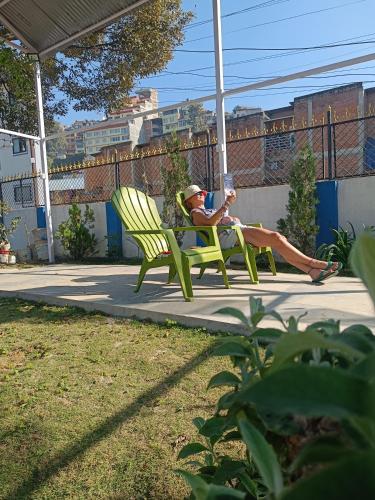 Garden, KIRTIPUR COMFORT HOMESTAY with breakfast & dinner in Kirtipur