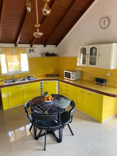 מטבח, Chez Soul~Etage entier avec vue sur mer in סיינט רוז