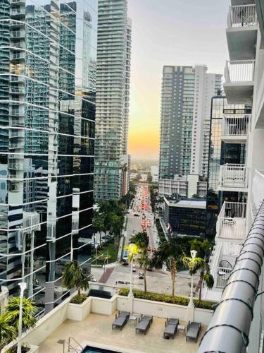 Rooftop Pool with Water View in Miami, USA