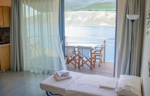 Altan/terrasse, Soul Beach Suites in Vasiliki