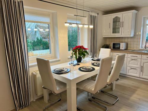 virtuve, Ferienwohnung im Schildetal in Perlin