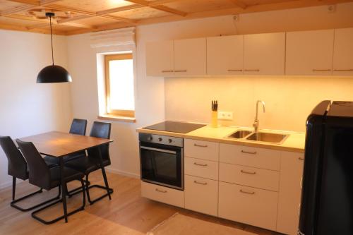 Konyha, Ferienwohnung Bergzauber Krün (Ferienwohnung Bergzauber Krun) in Krun