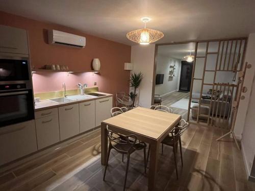 virtuve, L'Annexe - logement en Champagne in Les Mesneux