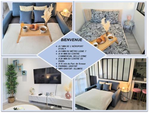 Splendide Appartement Proche Paris & Orly - Location saisonnière - Chevilly-Larue