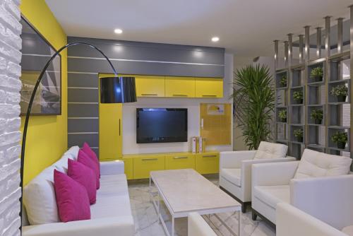 Lobby, Hotel Kaptan in Alanya