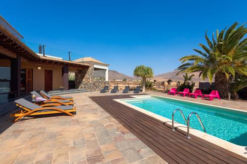 Villa Atlanntes con piscina en Fuerteventura