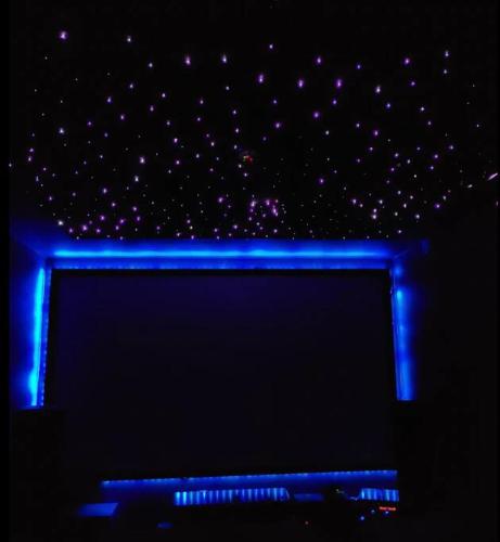 Shiny Villa: Starry media room