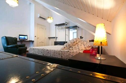 Chambre triple, terrasse