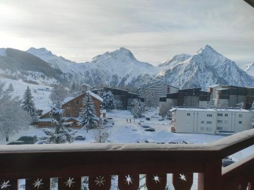 résidence Plein Sud à côté Jandri express, front de neige, vue splendide, Label 2 Alpes - Apartment - Les Deux Alpes