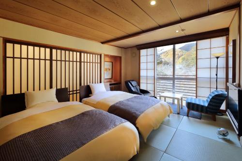 Twin Room with Tatami Area - Non-Smoking