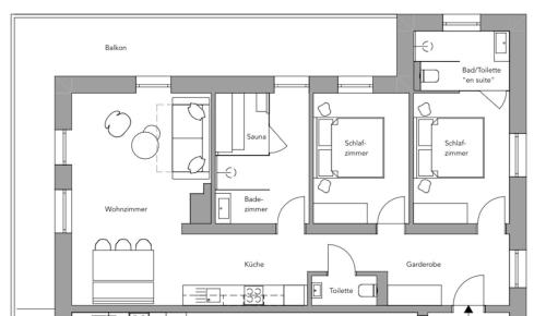 Appartements Uribi mit eigener Sauna by Schladmingurlaub