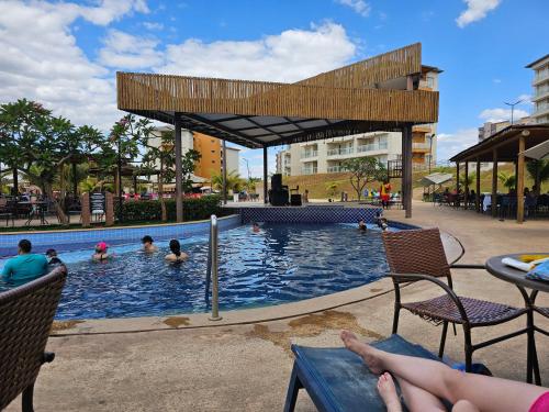 Utsikt, Ilhas do Lago Eco Resort in Parque Termas de Caldas