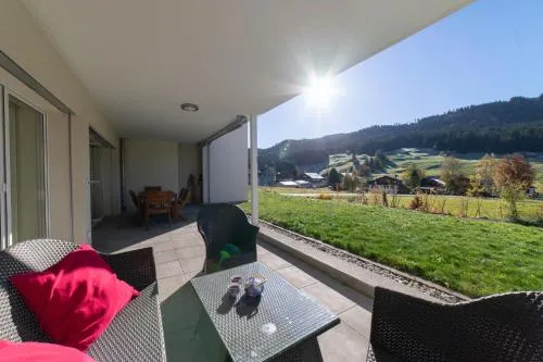 Rietgarten in Wildhaus, Schweiz