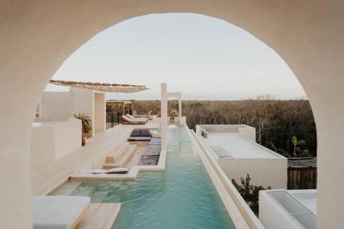 Villa Viento 4br 8pp Private Pool Rooftop Security in Tulum, Mexico