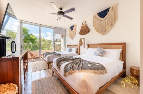 NHOA 307C Lux 1BR Condo Pool View in Aldea Zama