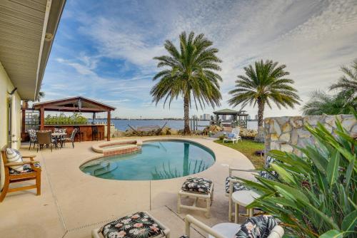 Waterfront Daytona Escape with Pool and Game Room!