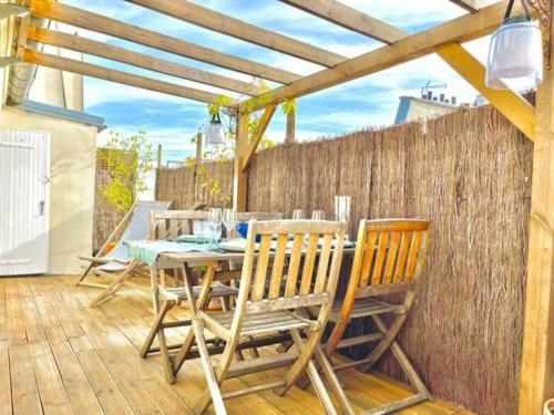 Appart cosy 4 pers avec terrasse vue sur les toits