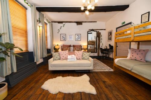 Family Room with Shared Bathroom