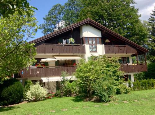 Am Park in Garmisch-Partenkirchen, Deutschland
