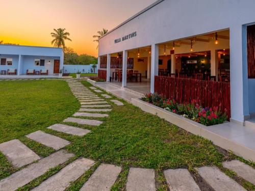 Entrance, Villa Martins, Inhaca, Mozambique in Machangulo