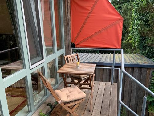 Balkons/terase, Apartment Zur Alten Bottcherei in Kroslin