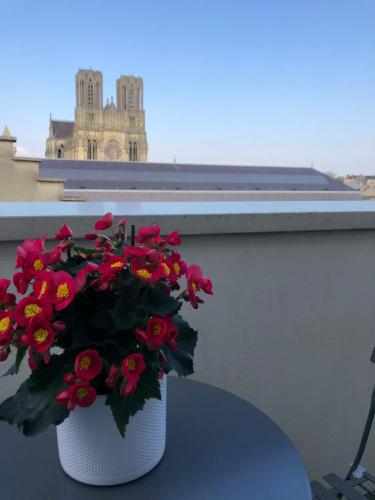 Studio cosy vue cathédrale - Location saisonnière - Reims