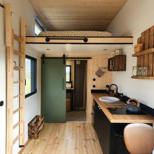 virtuve, Tiny House nature proche Montargis - 1h de Paris ! in Girolles
