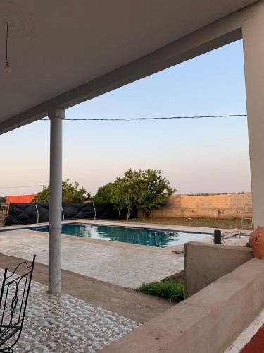 Villa avec piscine à louer aux environs de Birjdid 46km km de Casablanca route d'El Jadida