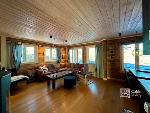 cozy cabin with panoramic views and sauna at Blefjell cozy cabin with panoramic views and sauna at Blefjell