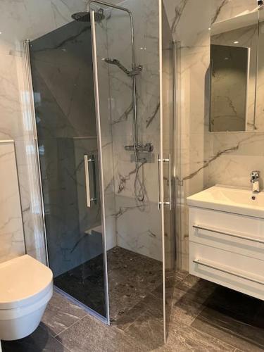 淋浴間, Härligt stort boende i perfekt läge (Harligt stort boende i perfekt lage) in 博拉斯市中心