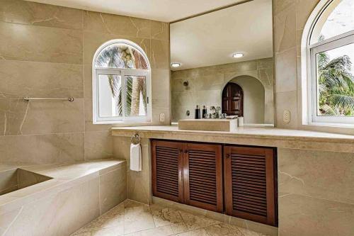 The Oasis Tulum Luxury Front Beach Villa 8 Rooms in Tancar, Mexico