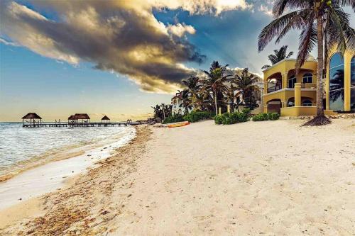 The Oasis Tulum Luxury Front Beach Villa 8 Rooms in Tancar, Mexico