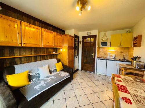 Studio cabine Les Saisies - 4 pers, balcon, TV, lave-vaisselle - FR-1-293-387 - Location saisonnière - Hauteluce