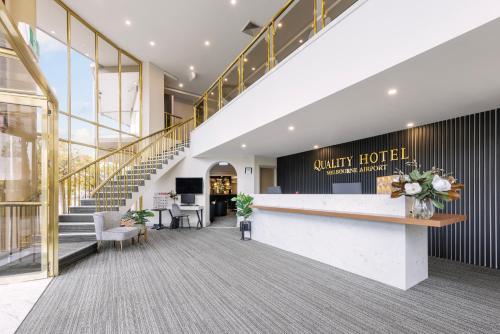 Lobby, Quality Hotel Melbourne Airport in Melbourne Tullamarine Airport