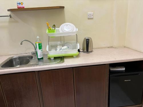 Cozinha, Estúdio Apartamento de 29m2, com 1 casa de banho, na área Bukit Merah (Sofea Inn Bukit Merah (Laketown A6116)) in Bukit Merah