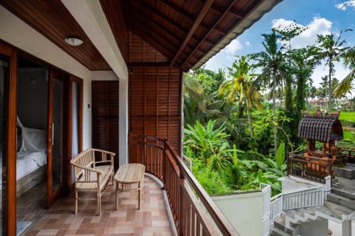 2BDR Villa on the River Bank with Rice Field View - 1, Ubud