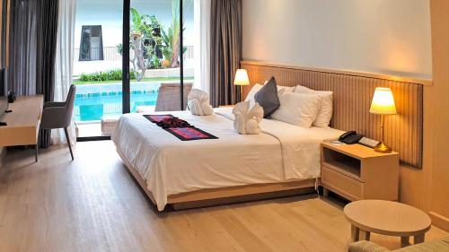 1 double bed