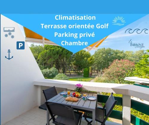 Mer et Golf*charmant T2* Clim*Parking*Paisible - Location saisonnière - La Grande-Motte