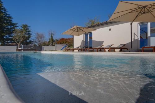 Villa GRACE with large pool 40m2 near beautiful beaches of Istria