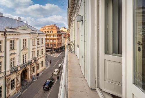 Balcony/terrace, Golden Angel Suites by Adrez Living near Klementinum Praha