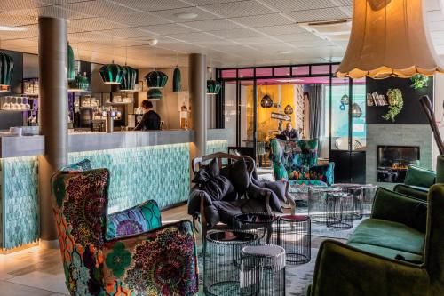 Bar/ Salón, Best Western Aquakub in Aix-les-Bains-Gresy