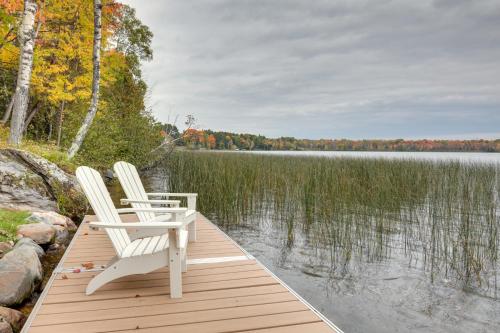 Impressive Presque Isle Lake House with Water Access