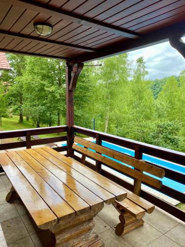 Balkons/terase, Ecotourism Mreznica in Josipdol