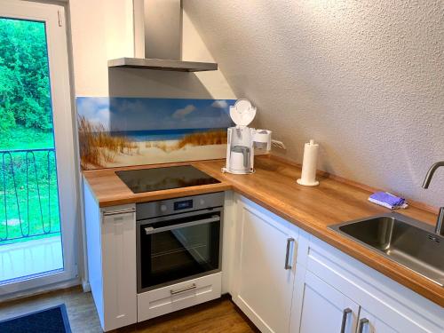 Konyha, Ferienwohnungen Arp "Nordsee" mit Balkon und Parkplatz in Itzehoe