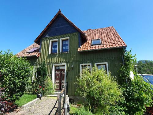 Das grüne Haus am Hexenstieg in Höhlenort Rübeland, Deutschland