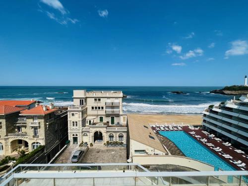 Biarritz - Le Miramar - T2 Vue ocean - Location saisonnière - Biarritz