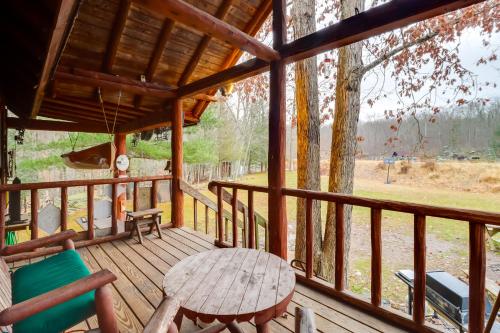 Secluded Cresco Log Cabin with Fire Pit! in Cresco, USA