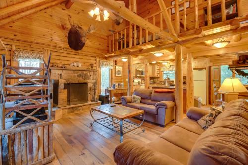Secluded Cresco Log Cabin with Fire Pit! in Cresco, USA
