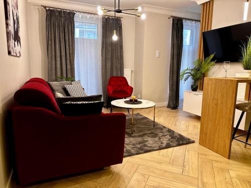 Apartamenty Kielce- APARTAMENT SAPHIRE przy zalew kielecki, faktura, parking, centrum