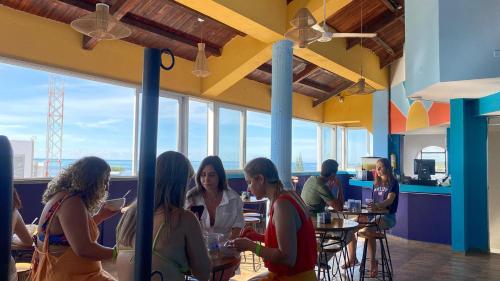 مطعم, Viajero San Andres Hostel in سان أندرس ايسلاند